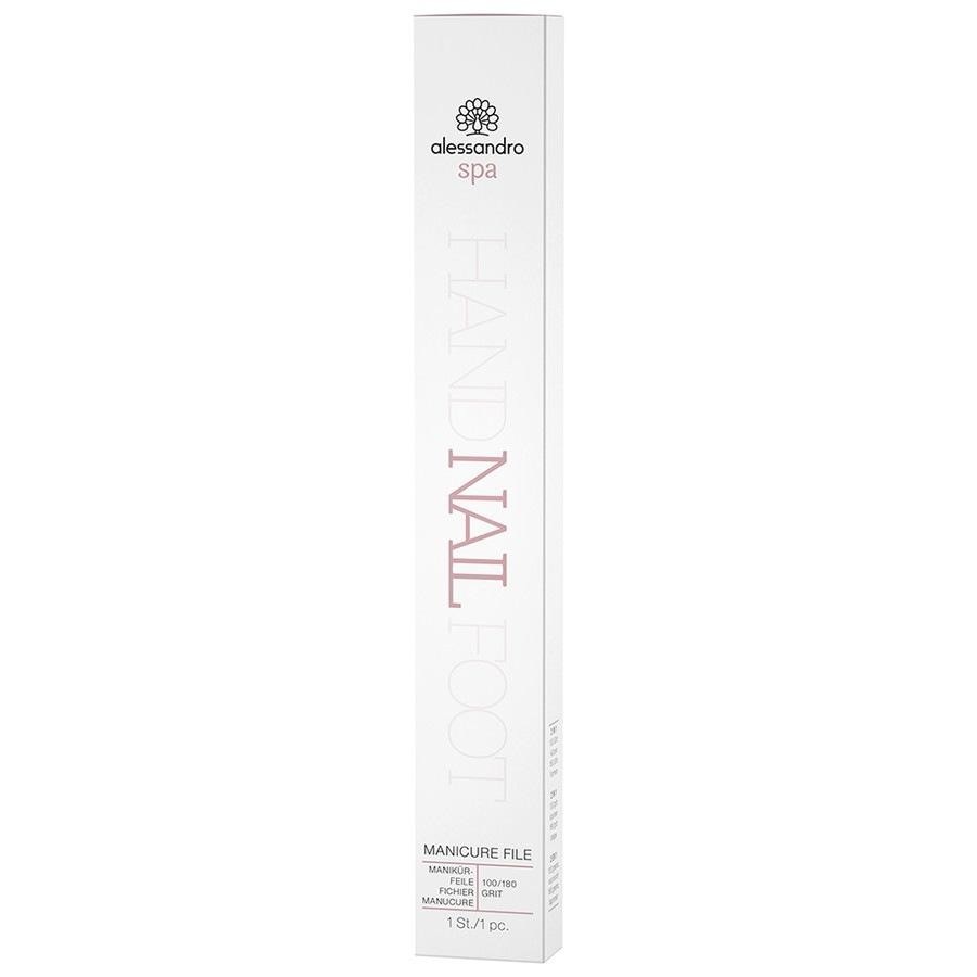 Lima de uñas Alessandro Spa Lima de manicura Alessandro Spa 100/180 - 1 unidad