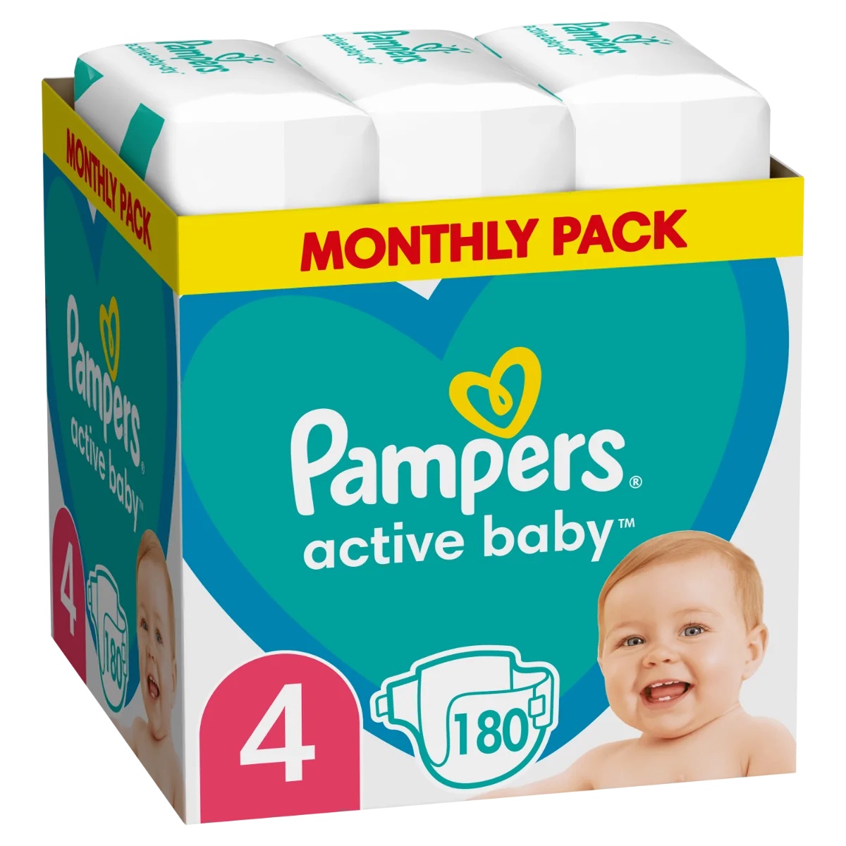 PAMPERS Pampers Active Baby mähkmed 4x180g 9-14kg