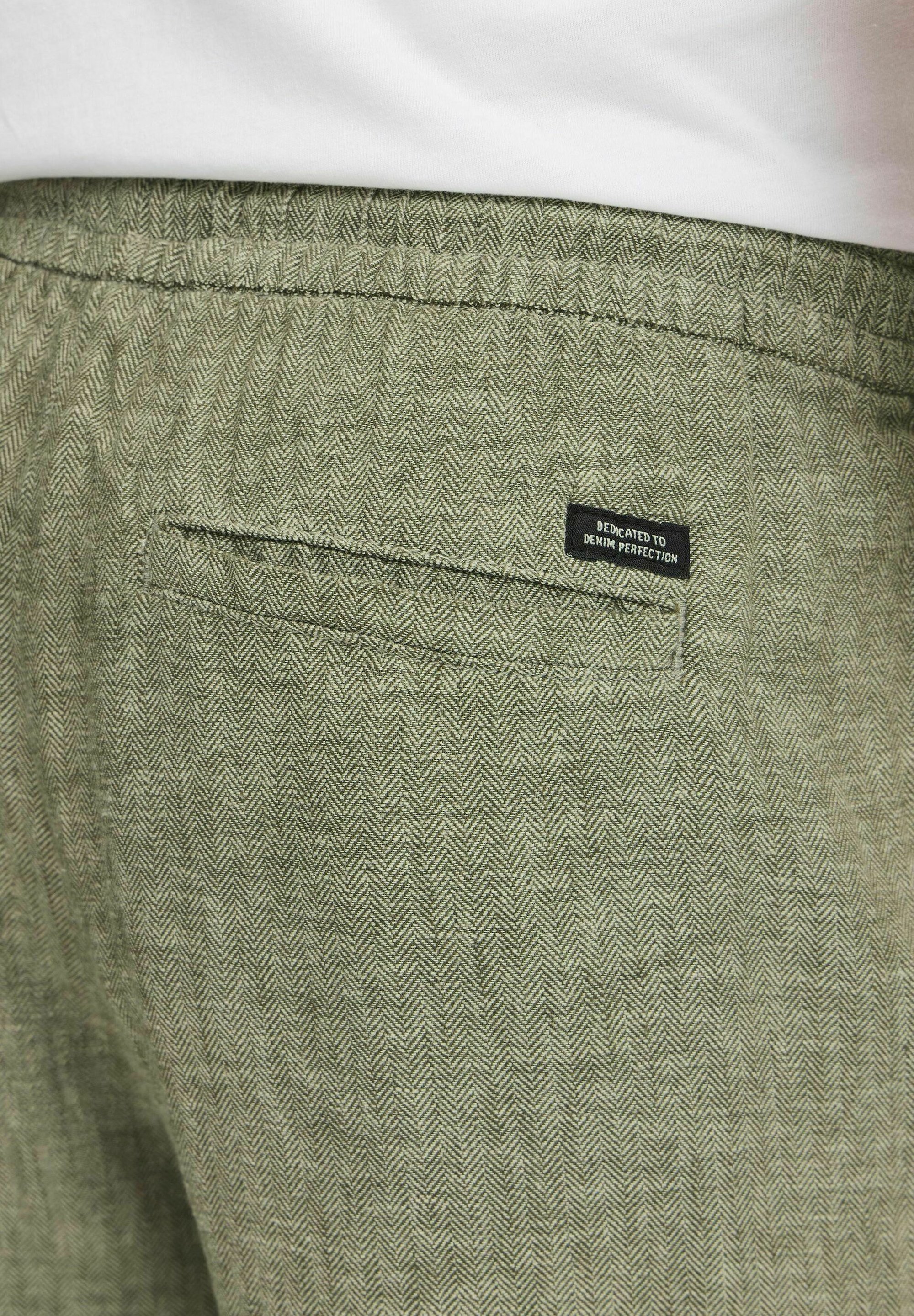 Blend BHMORGAN LINEN MIX - Trousers - olive night