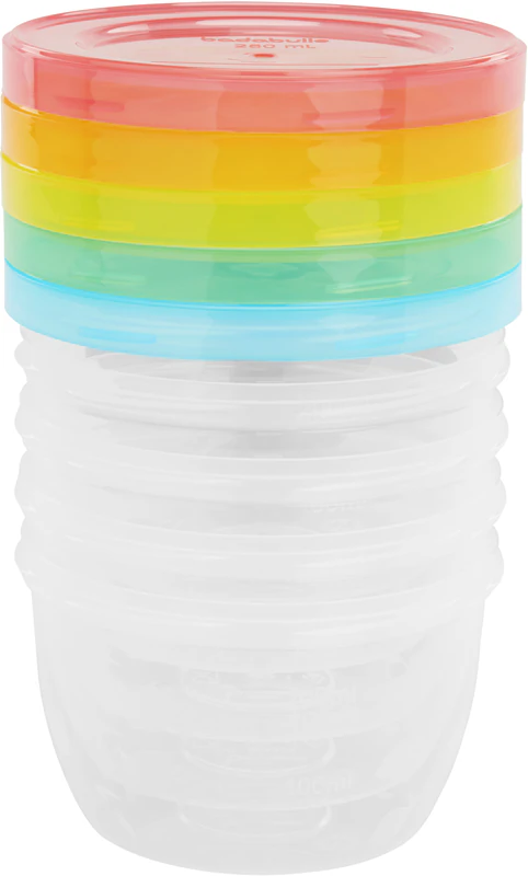 Badabulle Maxi Fun Colors kom met deksel