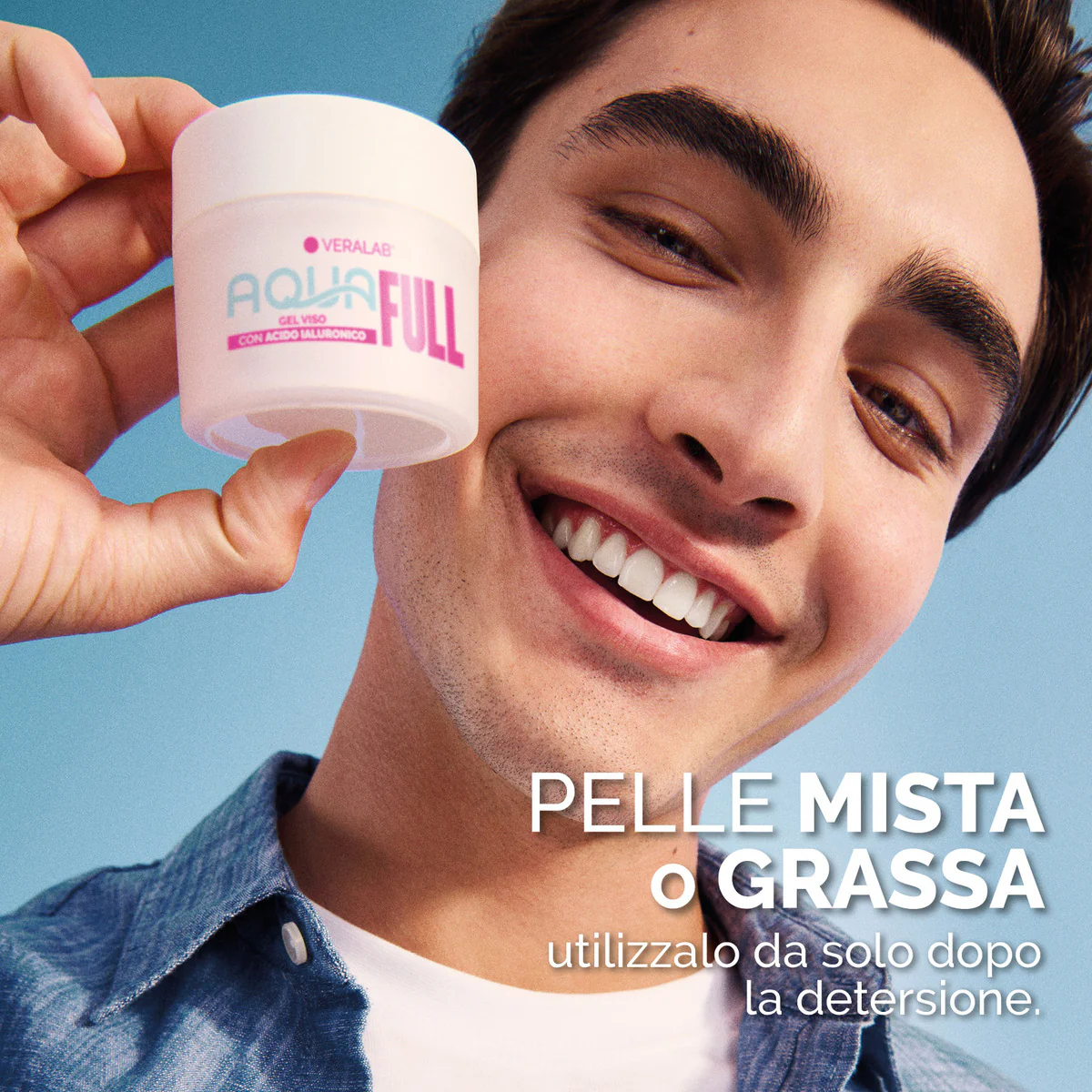 Creme Viso Aquafull - Gel viso idratante, Siero viso idratante