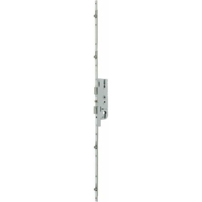Parafuso cremone FERCOMATIC 40/70 com 4 roletes, placa frontal quadrada de 16 mm, eixo quadrado de 7 mm, 2150 mm de comprimento, 1045 mm de diâmetro - FERCO - 6-33160-05-0-1
