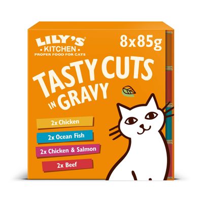 Lily's Kitchen Tasty Cuts i saus multipakke for katter