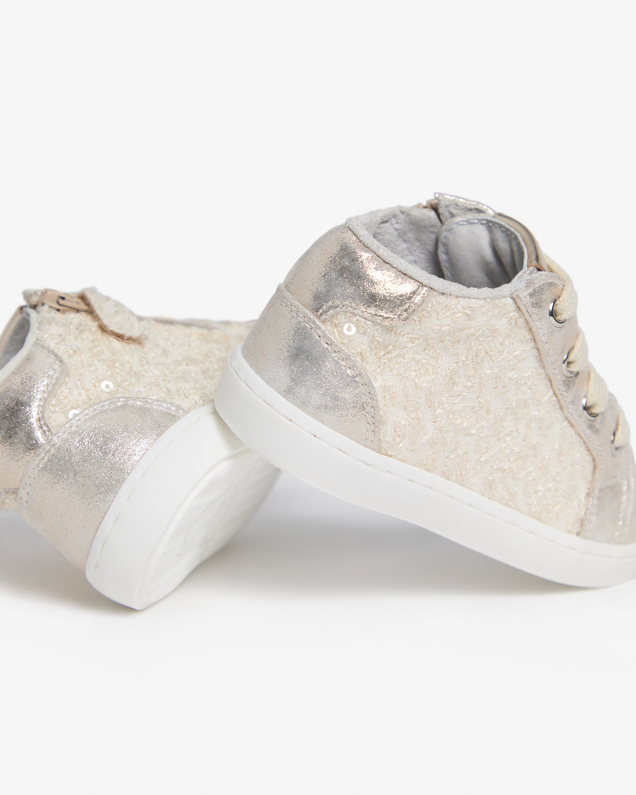  Junior-Sneaker für Mädchen aus Stoff und Funktionsmaterial