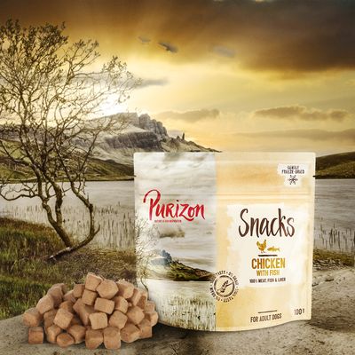 Purizon Hundesnacks, getreidefrei, Sparpackung 3 x 100 g