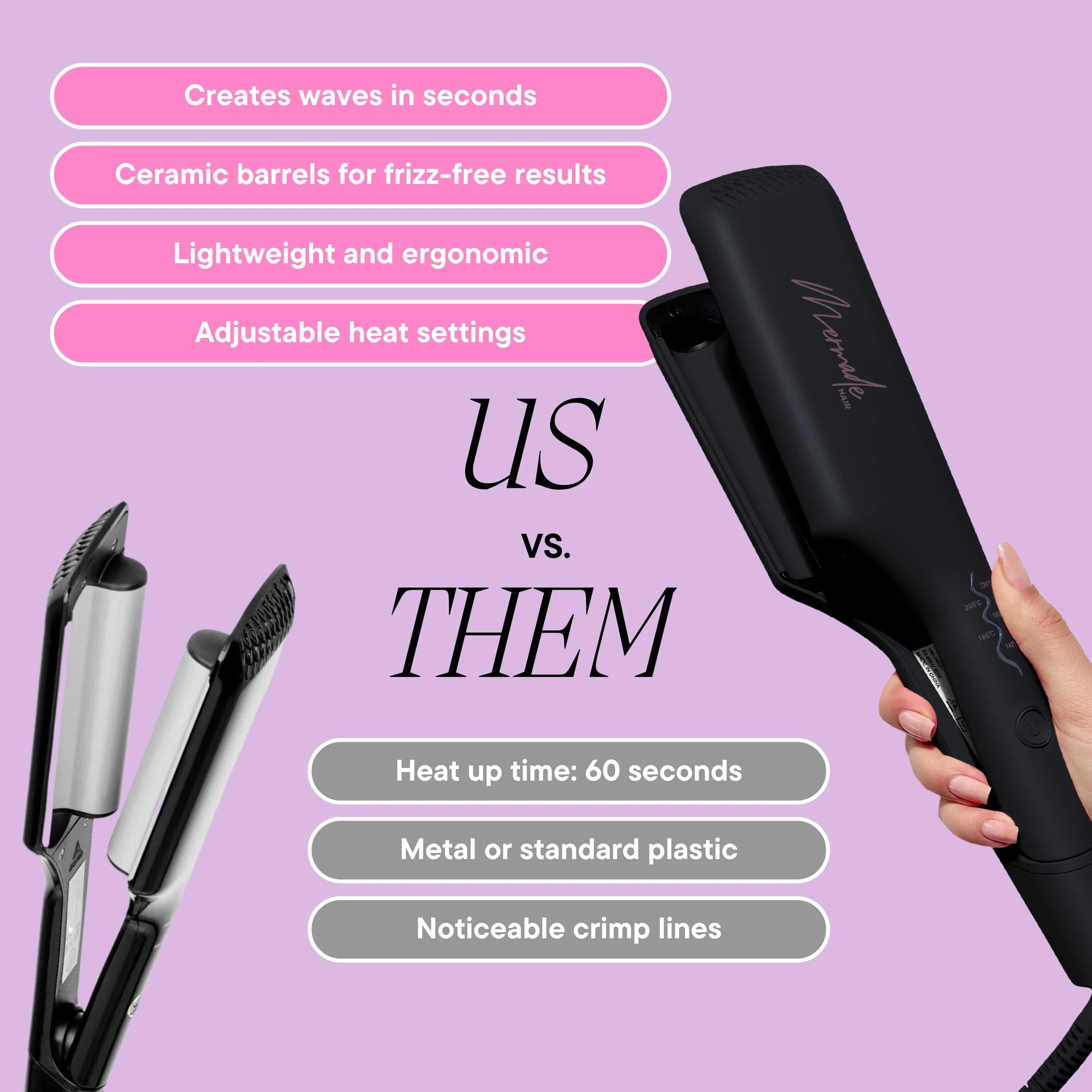 Hair Tools Double Waver - Piastra Capelli