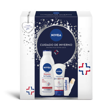 Nivea Winter Care Pack, tuotesarja erittäin kuivalle iholle, 1 kpl.
