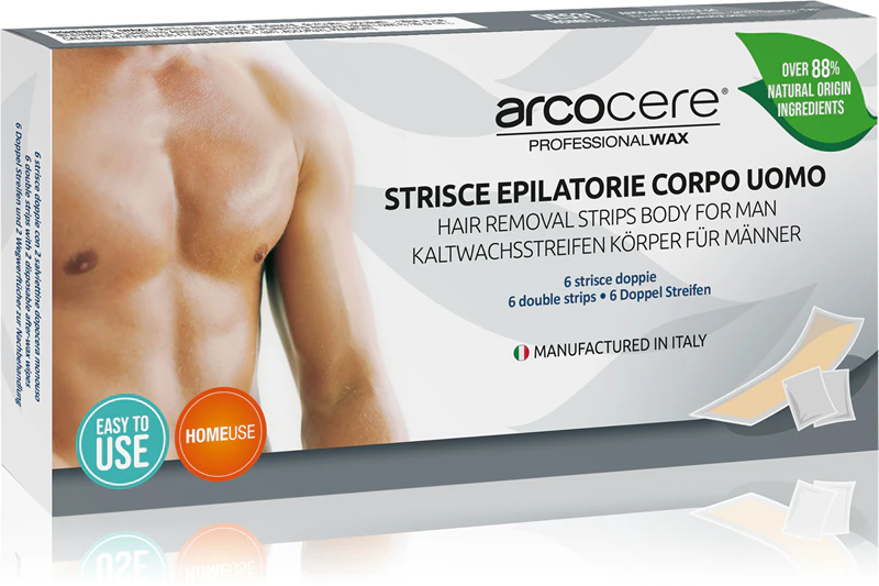 Fitas de cera profissional Arcocere para depilação