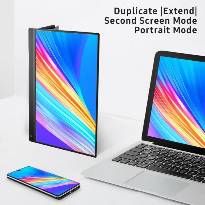 15-tommer FHD 1080P bærbar touchskærm med batteri - UPerfect