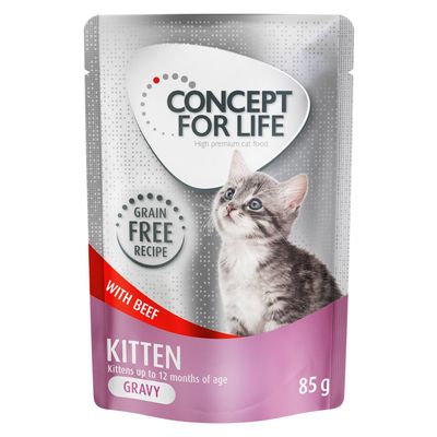 Concept for Life Kitten Rindfleisch getreidefrei - in Soße