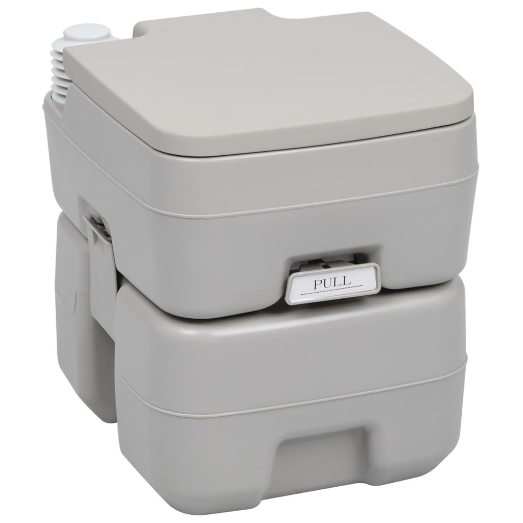Draagbare campingtoiletset met wastafel en watertank 41,5 x 36,5 x 42,5 cm vidaxl