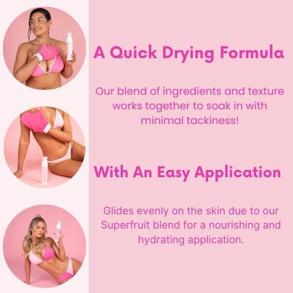 Pink Sands Rusketusvaahto vaaleasta ultratummaan 200ml