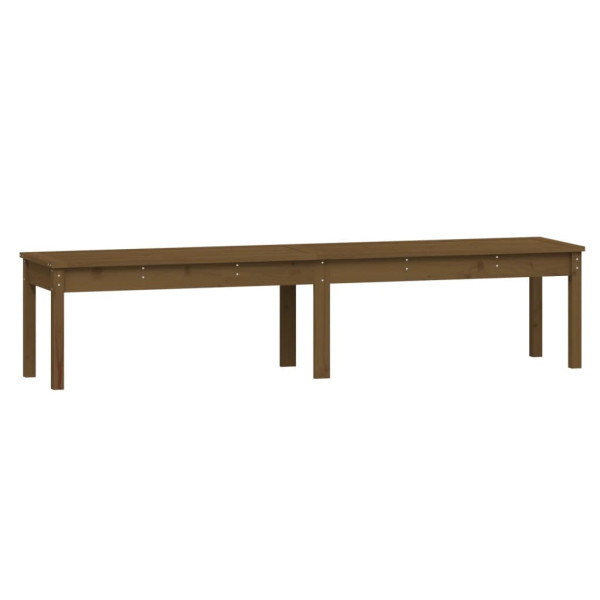 Ławka ogrodowa Brąz 203.5 x 44 x 45 cm Drewno sosnowe vidaXL