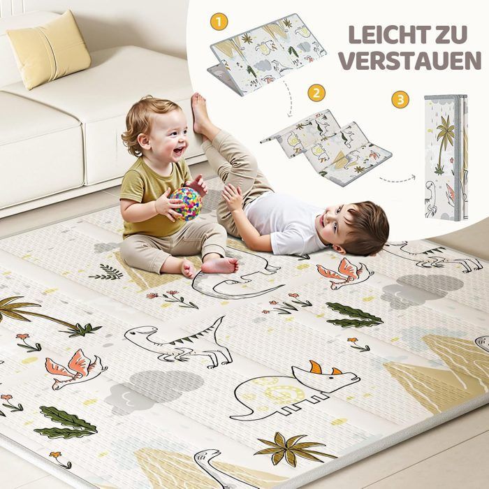 Parque infantil para bebés, 120 x 120 cm, barrera de seguridad con malla, ideal para uso en interiores, parque infantil grande.
