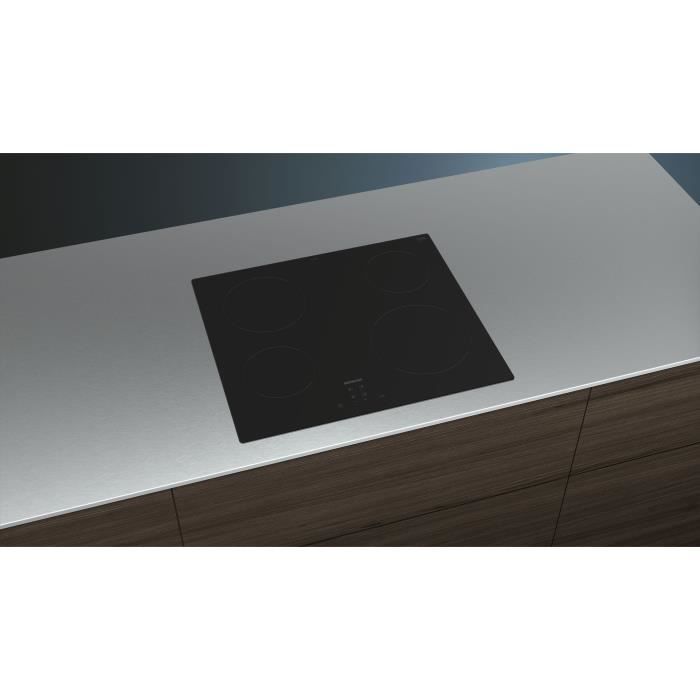 SIEMENS ET61RBEB8E ceramic hob - 4 burners - TouchControl panel - 60cm