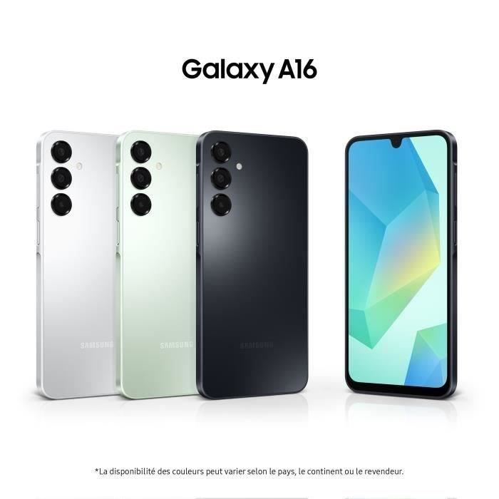 Smartphone SAMSUNG Galaxy A16 de 128 GB, color azul medianoche.