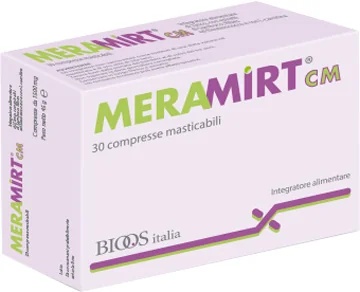 MERAMIRT Meramirt CM Voedingssupplement tegen oogvermoeidheid 30 kauwtabletten