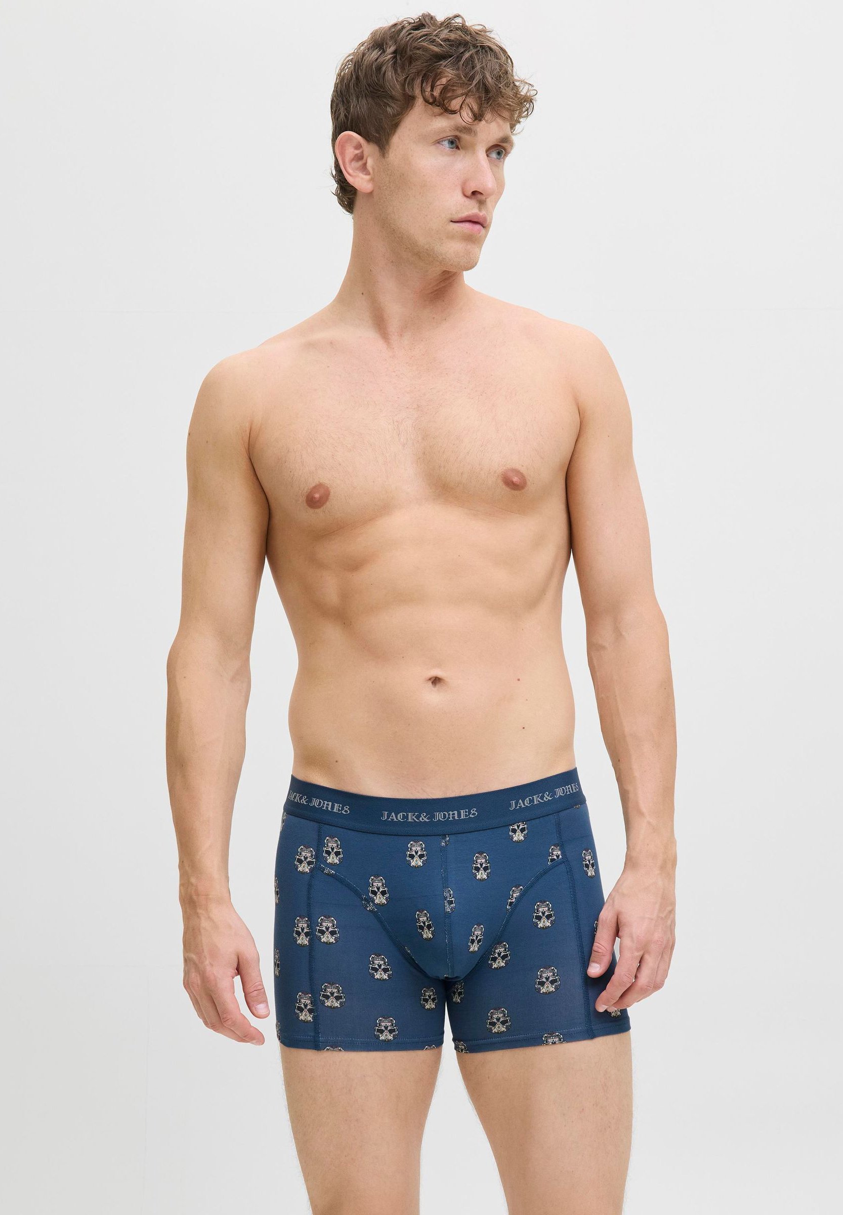 Jack & Jones JACMURPHY SKULL 10-PACK - Trunks - titan pack black titan rococco red tibetan red black black black black