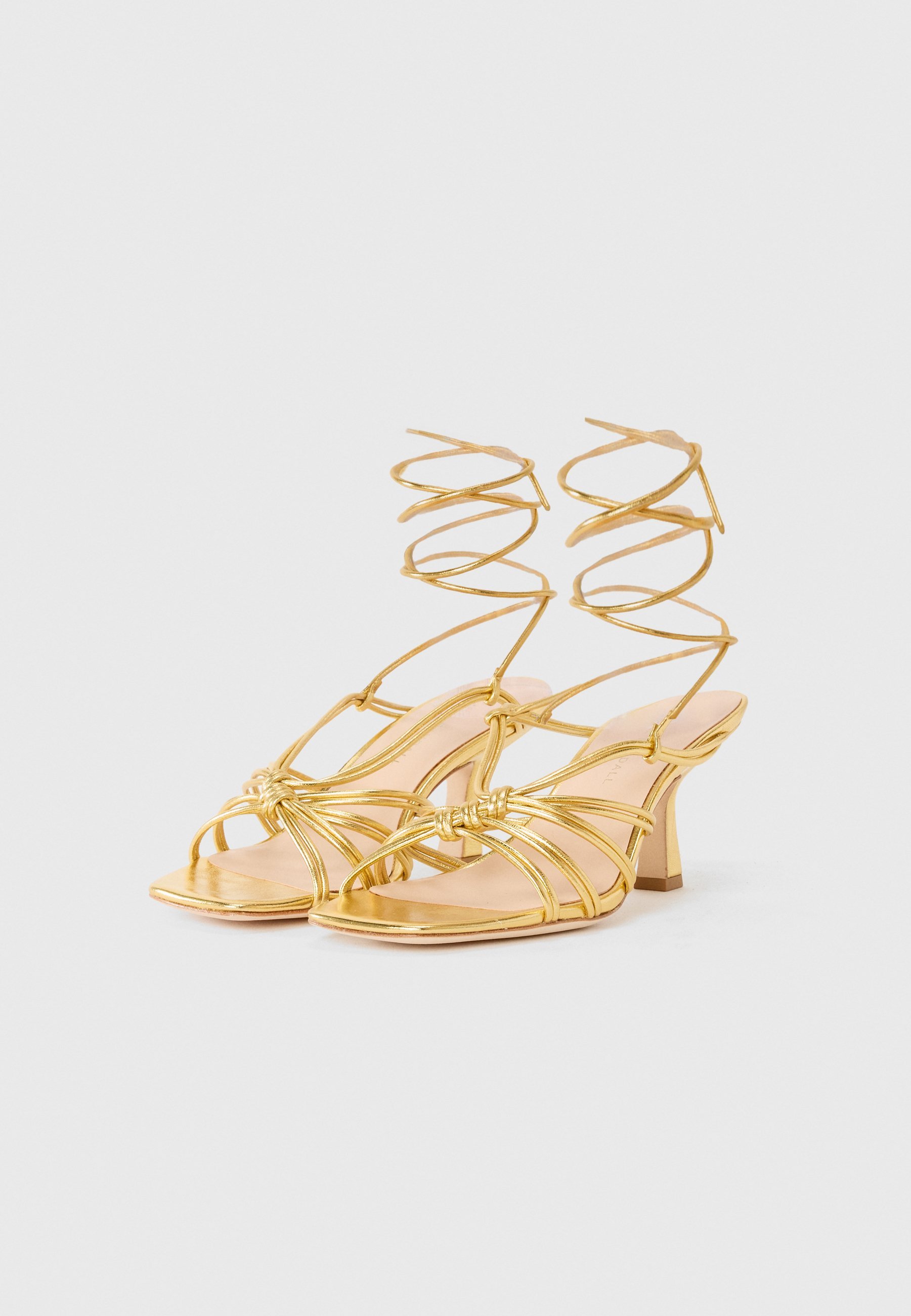 Loeffler Randall VIVIENNE - Sandalen met hoge hakken - goudkleurig