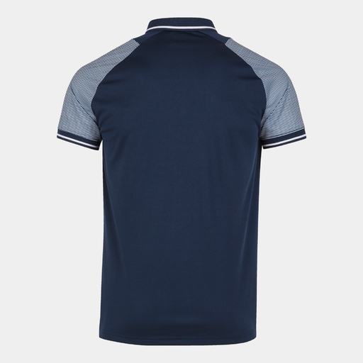 Joma Essential II poloshirt met korte mouwen, marineblauw en wit