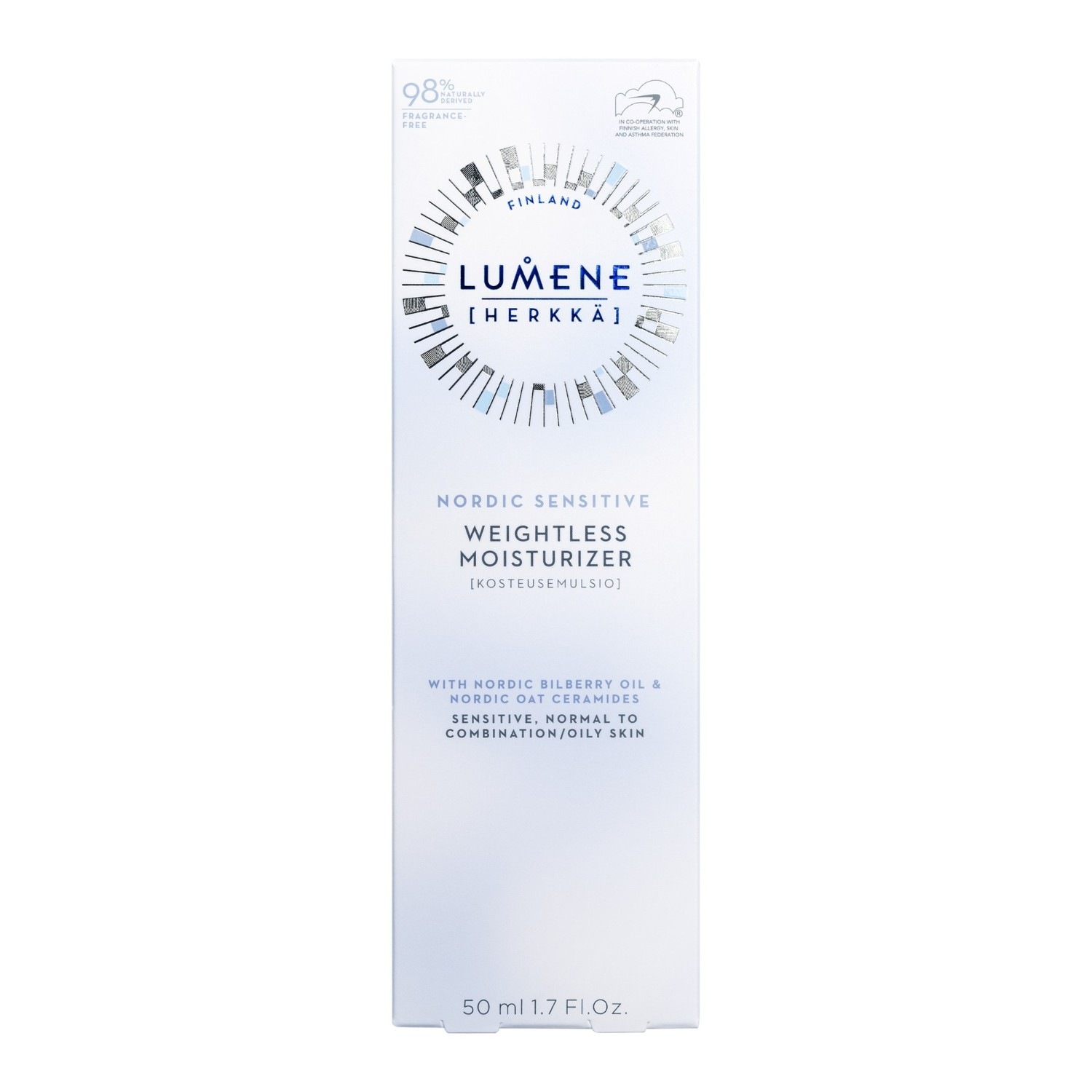 Lumene dnevna krema Nordic Sensitive [HERKKÄ] hidratantna krema bez težine 50 ml - 50 ml