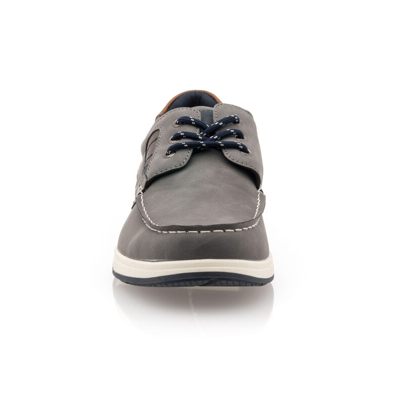 Graue Herren-Loafer/Bootsschuhe