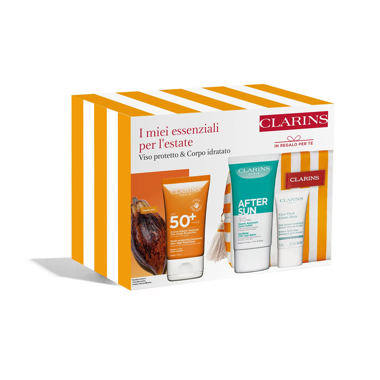 Sole I miei essenziali per l'estate Viso protetto & Corpo idratato - Cofanetto Solare, Coffret Solare