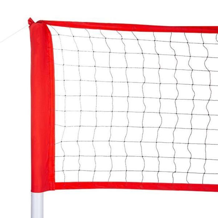 Red multifuncional 3 en 1 - NILS - Altura ajustable - 206 cm para voleibol - 156 cm para bádminton - Kit completo