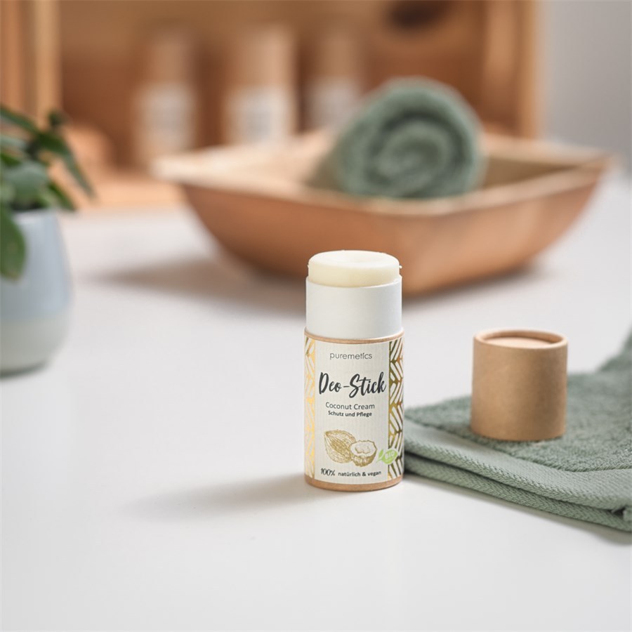 Puremetics dezodoračný stick s kokosovým krémom - 50 ml