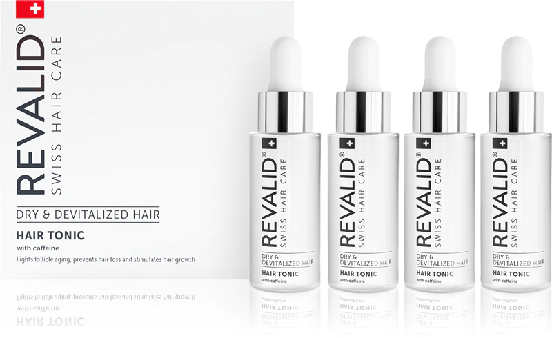 Revalid Hair Tonic energizující tonikum s kofeinem pro podporu růstu vlasů