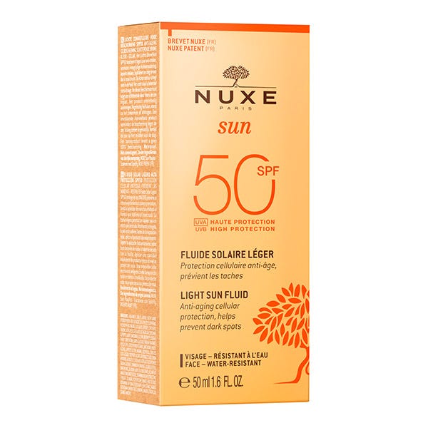 Nuxe Sun Light Fluid s vysokou ochranou SPF 50 | 50 ml
