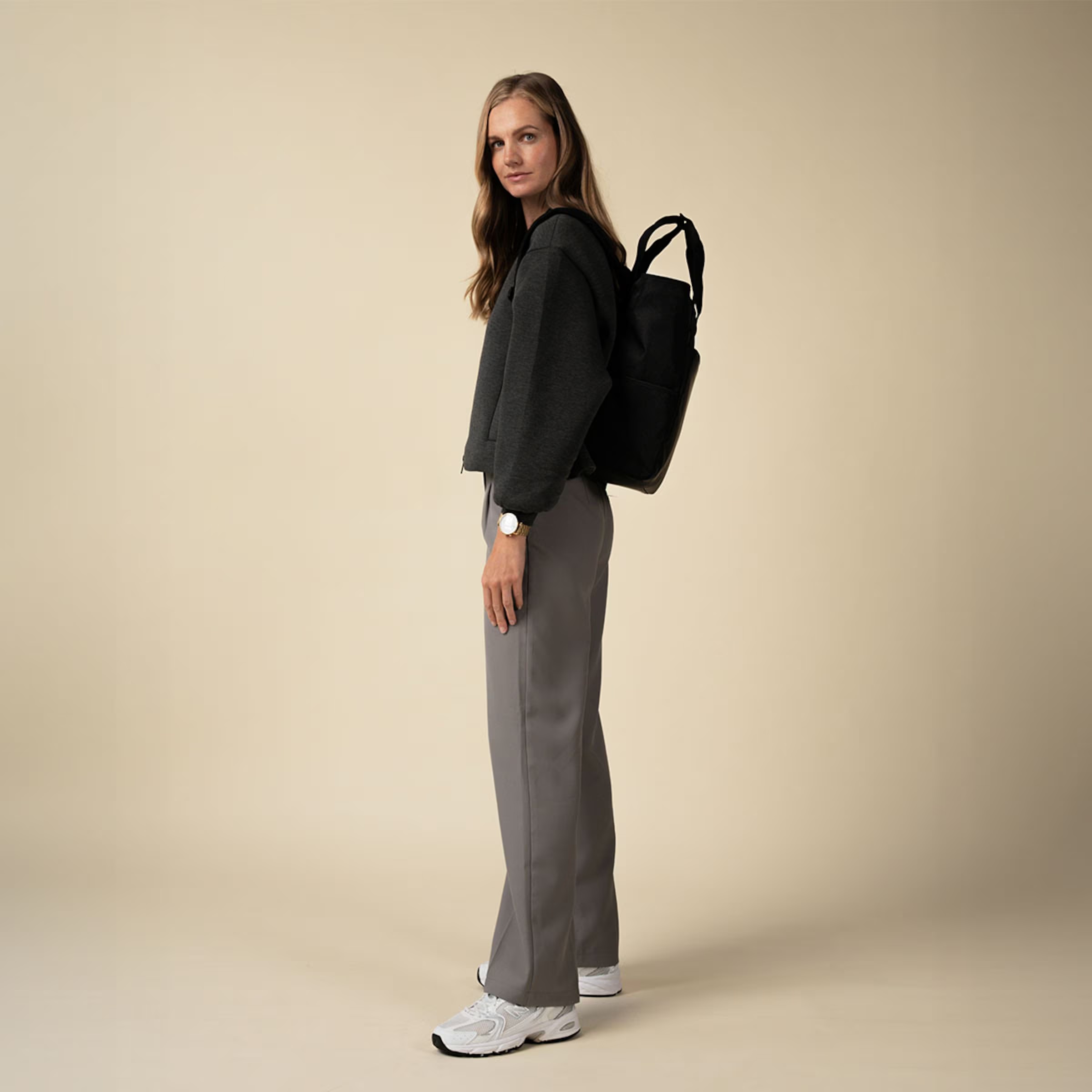 Sac à dos à langer Lindby tout noir