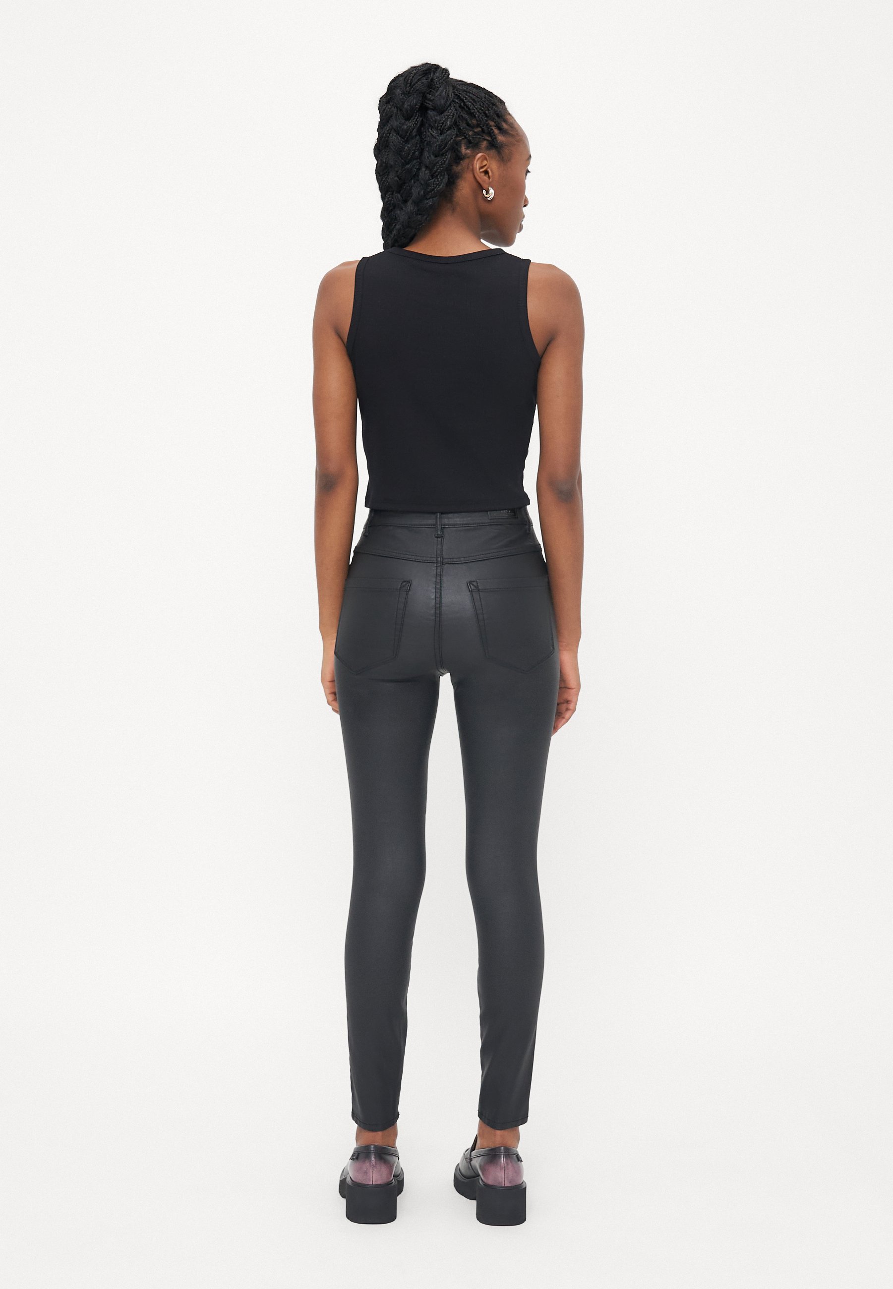 ONLY Petite ONL ROYAL LIFE BLACK - Džíny Slim Fit - black
