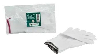 FARVISAN Baumwollgarnhandschuhe, 100% Baumwolle, 7 Stück.