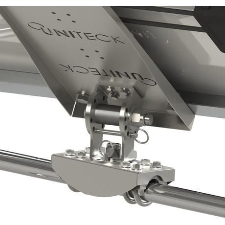 Support nautisme spécial balcon pour panneau solaire