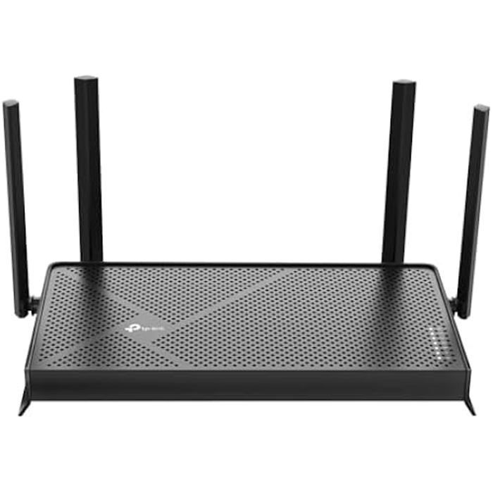 Router WiFi de doble banda - TP-Link - BE3600 - 3,6 Gbps - Puertos multigigabit de 2,5 GHz - Negro