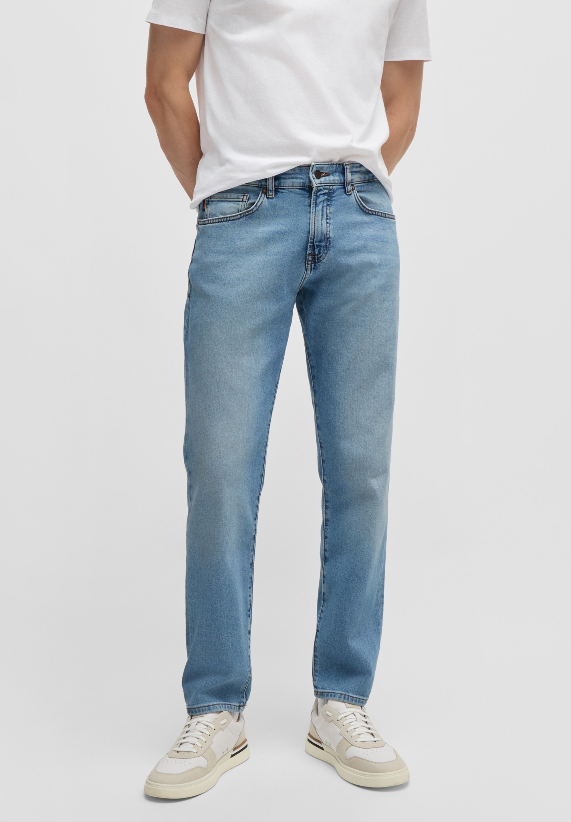 BOSS REMAINE BC - Jeans a gamba dritta - blu acceso