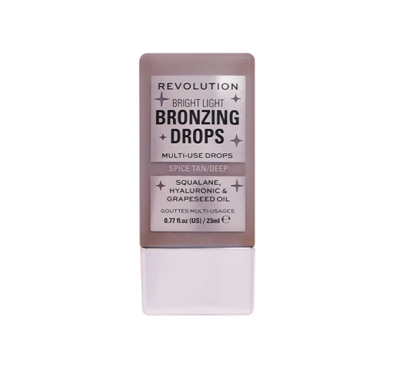 Makeup Revolution Bright Light krople brązujące do ciała W115 Spice Tan 23ml
