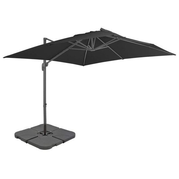 Parasol ogrodowy Szary 3 x 3 m vidaXL