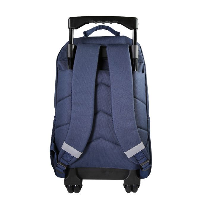 Bagtrotter - Cybel - Sac à Dos Scolaire - Sac à Dos à Roulettes -  Marine - 2 Compartiments Zippés - 1 Poche Bouteille -...