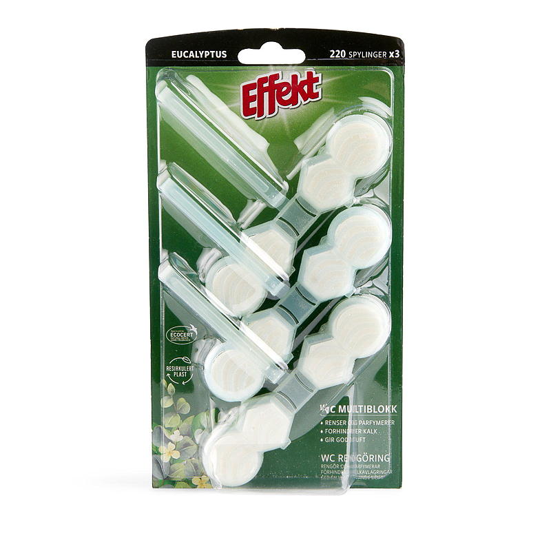 Effekt toalettblokk 3-pakning Eco Effect