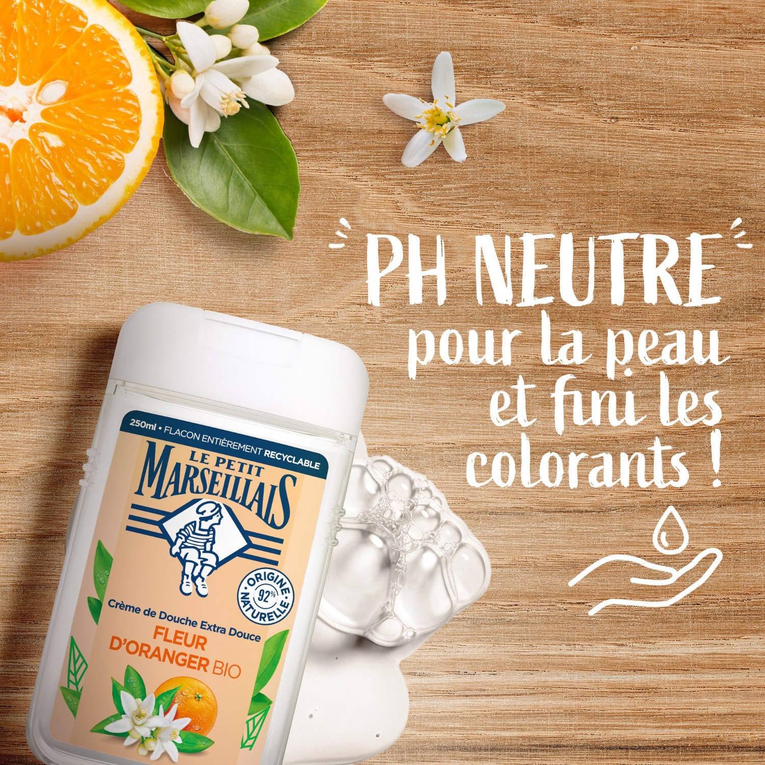 Le Petit Marseillais DOUCHE EXTRA DOUXFLEUR D'ORANGER BIO