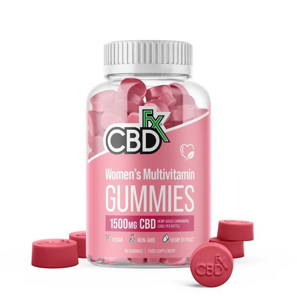 CBDfx Multivitamínico Feminino em Gomas com CBD (60 unidades) 1500mg | Saúde | Superdrug