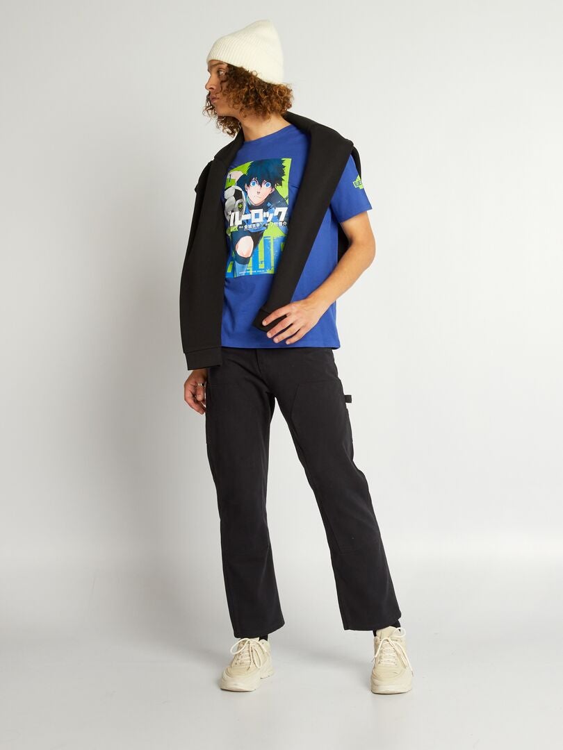 'Blue Lock' T-shirt 'vol. 1' - BLAUW