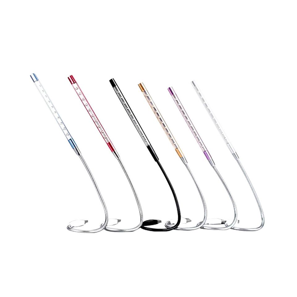 10 LED USB-skrivebordslampe LED-lesebokslampe Fleksibel bærbar datamaskin leselampe bord USB-lampe for bærbar PC powerbank