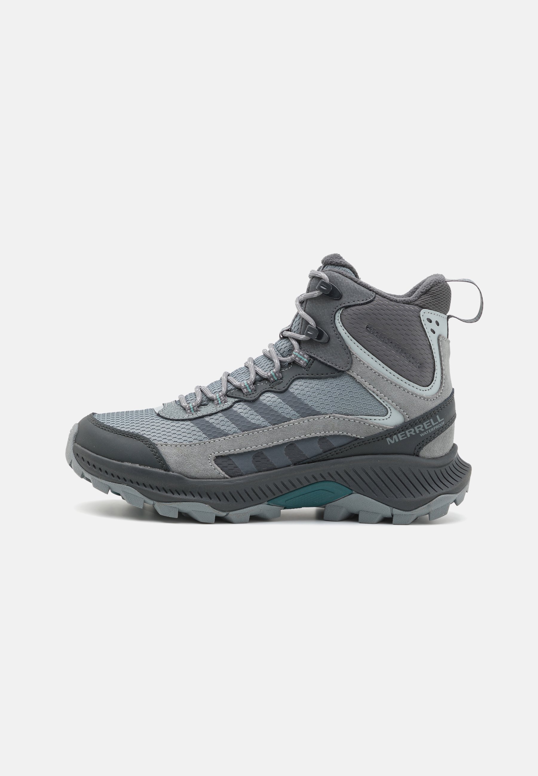 Merrell SPEED STRIKE 2 THERMO MID WP - Fjellsko - light grey/black/white