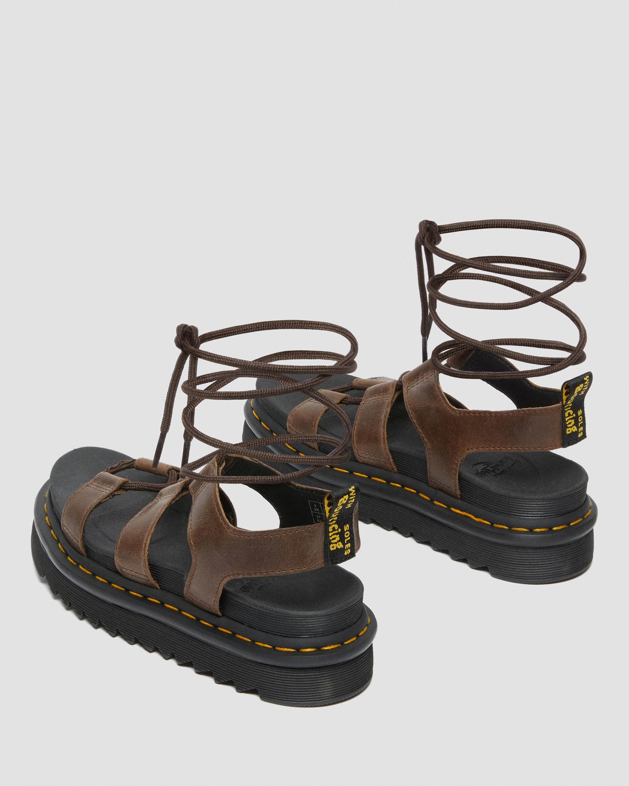 Nartilla Illusion Leder Gladiator Sandalen
