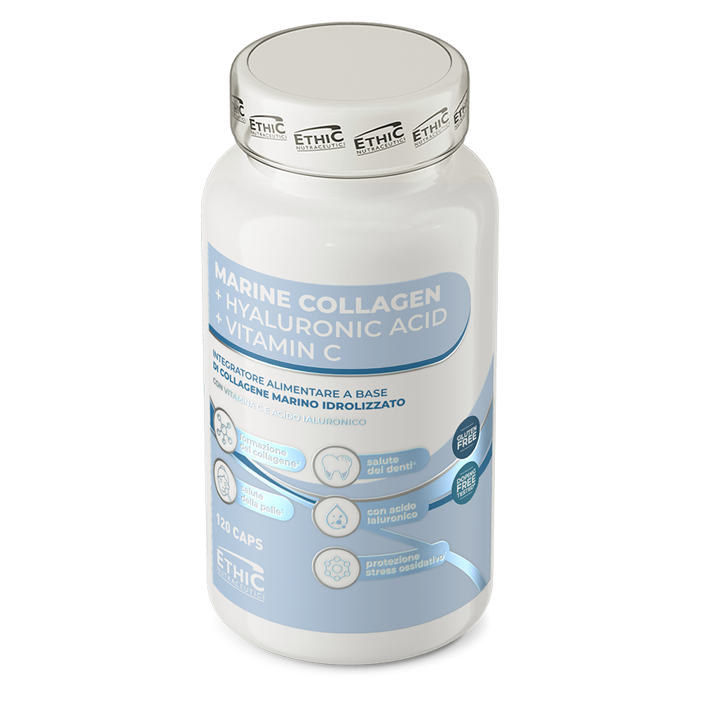 EthicSport morski kolagen + hialuronska kislina + vitamin C