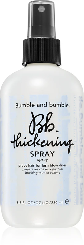 Bumble and bumble Thickening Spray, een volumegevende haarspray.