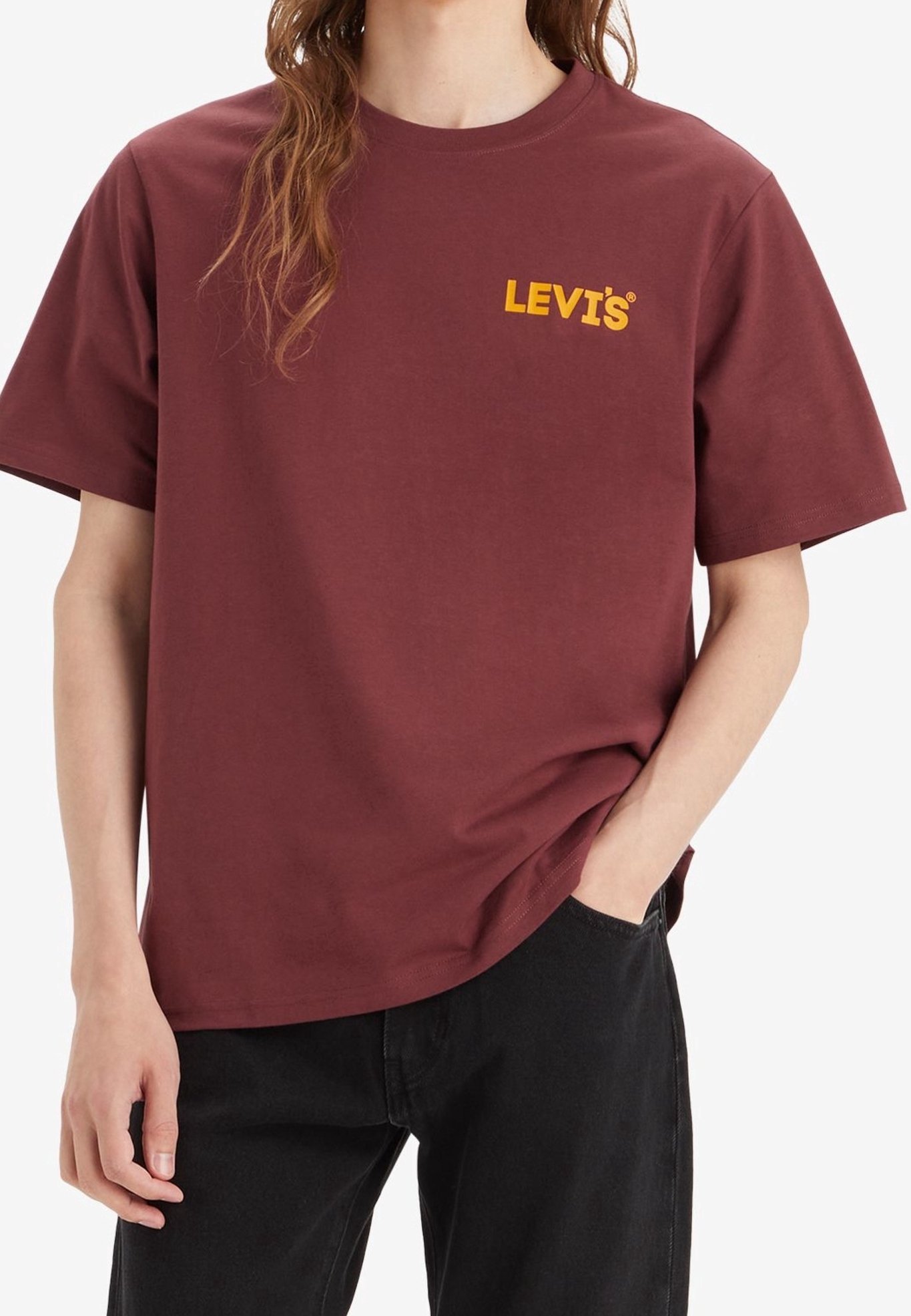 T-shirt Levi's® Basic - bordeaux